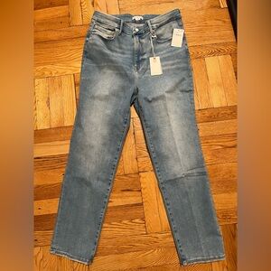 NWT Good American Always Fits Good Classic Slim Straight Jeans Size 14-18